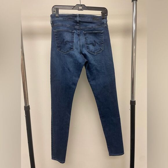 AG Adriano Goldschmied Farrah High Rise Skinny Jeans Dark Wash Ankle Size 28R - Picture 5 of 6